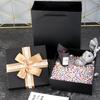 Valentine's Day Luxury Black Gift Box - Elegant Packaging for Birthdays & More
