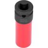 AMAKO 17Mmx6 Flower Design Lug Nut Remover Tool Red & Black Car Wheel Lug Nut Socket for, S Class W221, Cl, Aveo, Cruze, 1.6L 1.8L 16V Engines