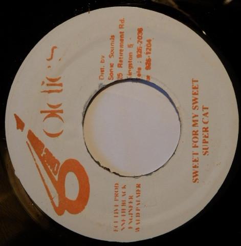 7inch Record SUPER CAT - Sweet For My Sweet NONE Sonic Sounds Ol Jamaica Reggae, Ska & Dub Used