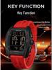 Sanda Student Dual-Time Waterproof Luminous Barrel-Shaped Watch for Men - Model 6328
