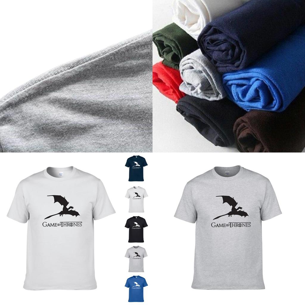Game Of Thrones Mother Of Dragons Men Adult Short Sleeve T Shirt Soft Cotton Blend