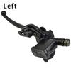 For ATV Dirt Bike Left Hand Brake Master Cylinder for 50cc 150cc with 10mm Oil Pipe Lever for Off Road Vehicles