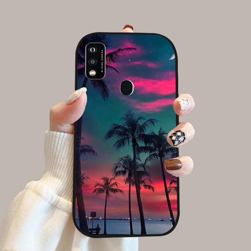 For ZTE Blade A51 Case A52 A53 Color Painted Soft Silicone Phone Cover Cases For ZTE Blade A31 Fashion Protective Fundas Coque