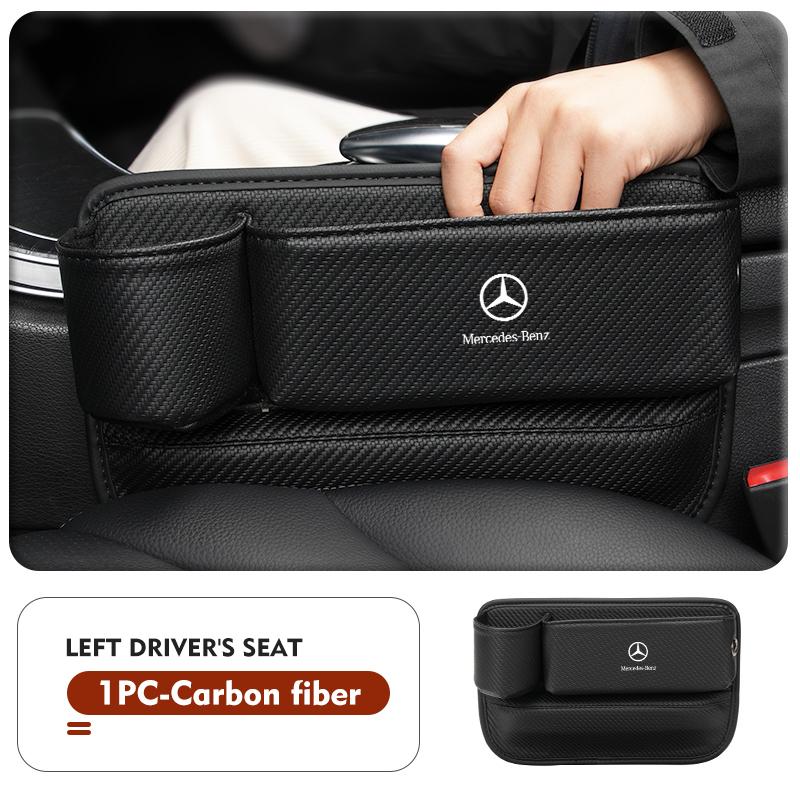 

Car Seat Gap Filler Water Cup Organizer Storage Box Holder For Benz AMG A C E S G Class W201 W210 W108 W204 W205 W203