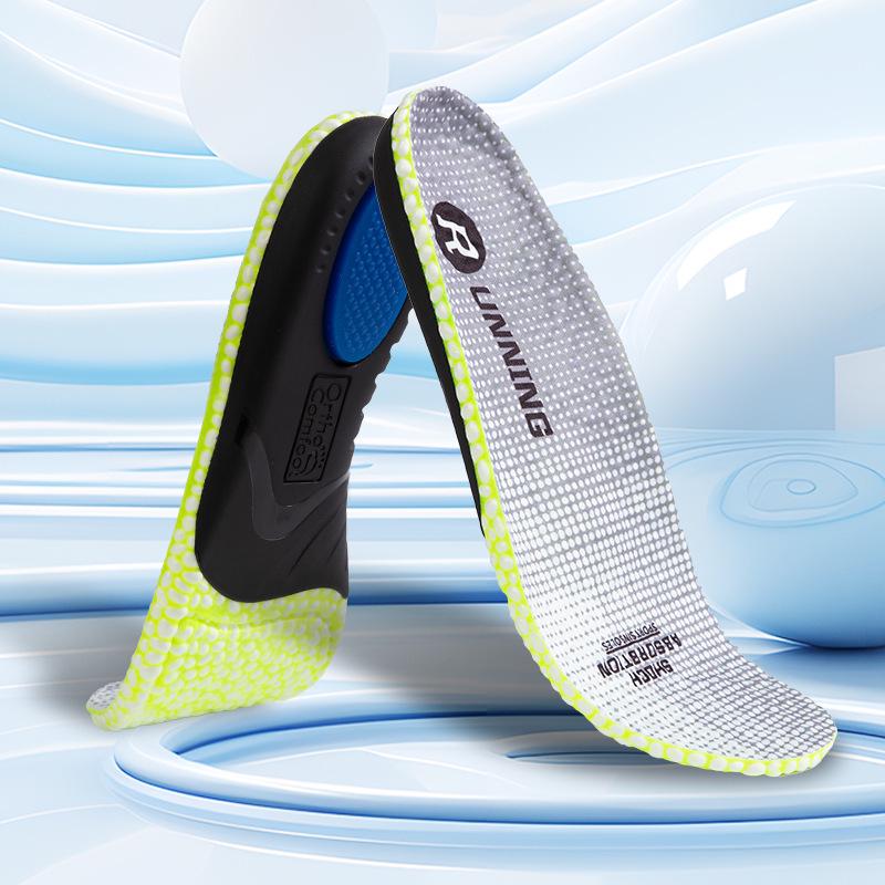 Men's & Women's Arch Support Insoles: Flat Foot Correction, Shock Absorption, & Leg Shape Support for Students & Athletes
