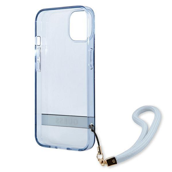 Guess Guhcp13Shtsgsb Iphone 13 Mini 5,4Niebieski/Blue Hardcase Translucent Stap