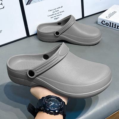 Non-slip Surgical Shoes Male and Female Nurses Operating Room Slippers Intensive Care Room Rubber Toe Shoes Experimental Hole Shoes Can Be