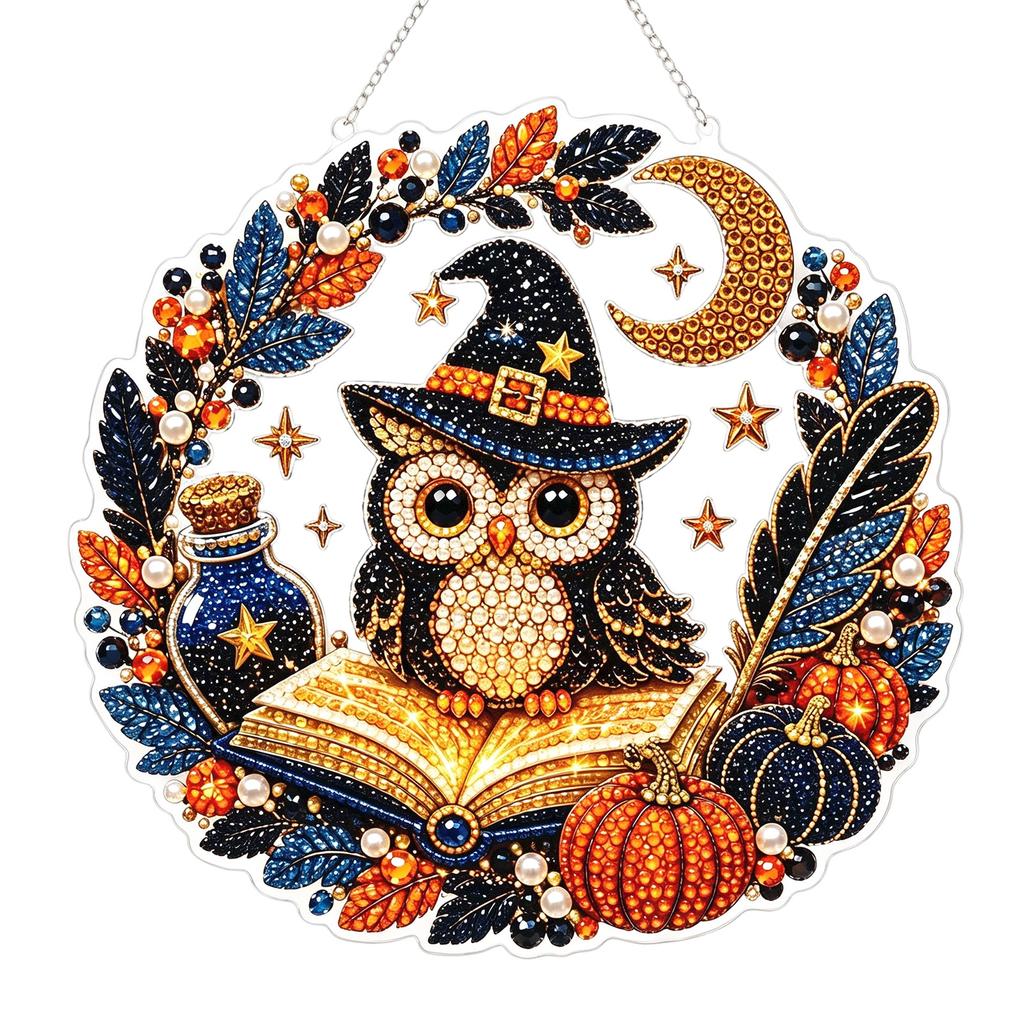 Halloween -Shaped Acrylic Hanging Ornament for Party Decor