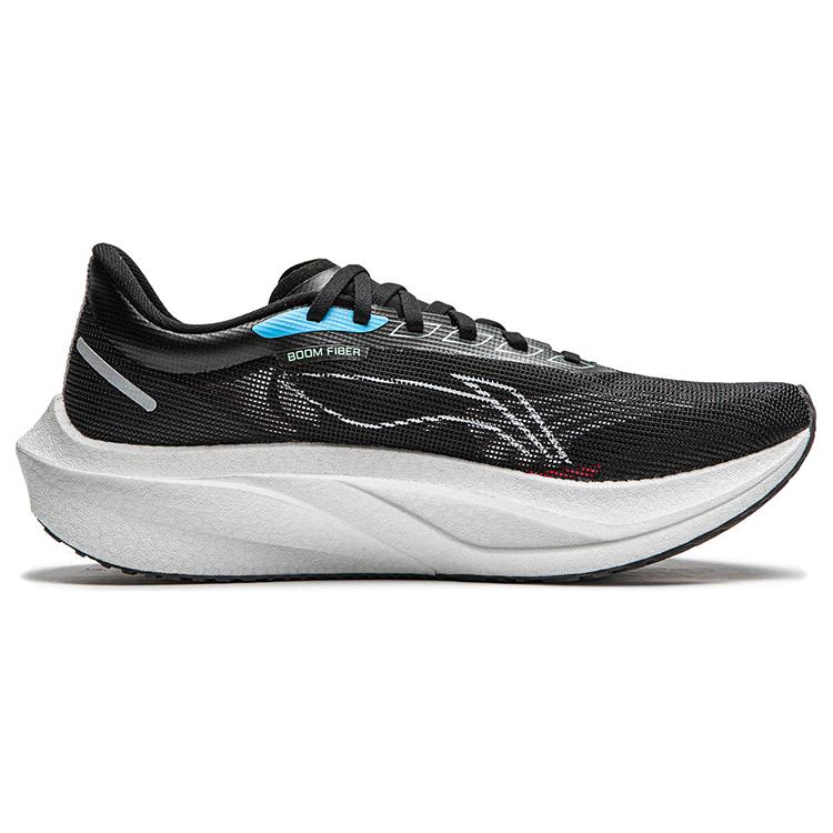 New LINING Feidian 4 Challenger Running Shoes Men Low Top Black ARMU005-17