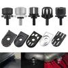 Seat Bolt Tab Screw Mount Knob Cover Metal Alloy Quick-Release Hardware Kit Black Knurled Billet Aluminum for 1996-2022