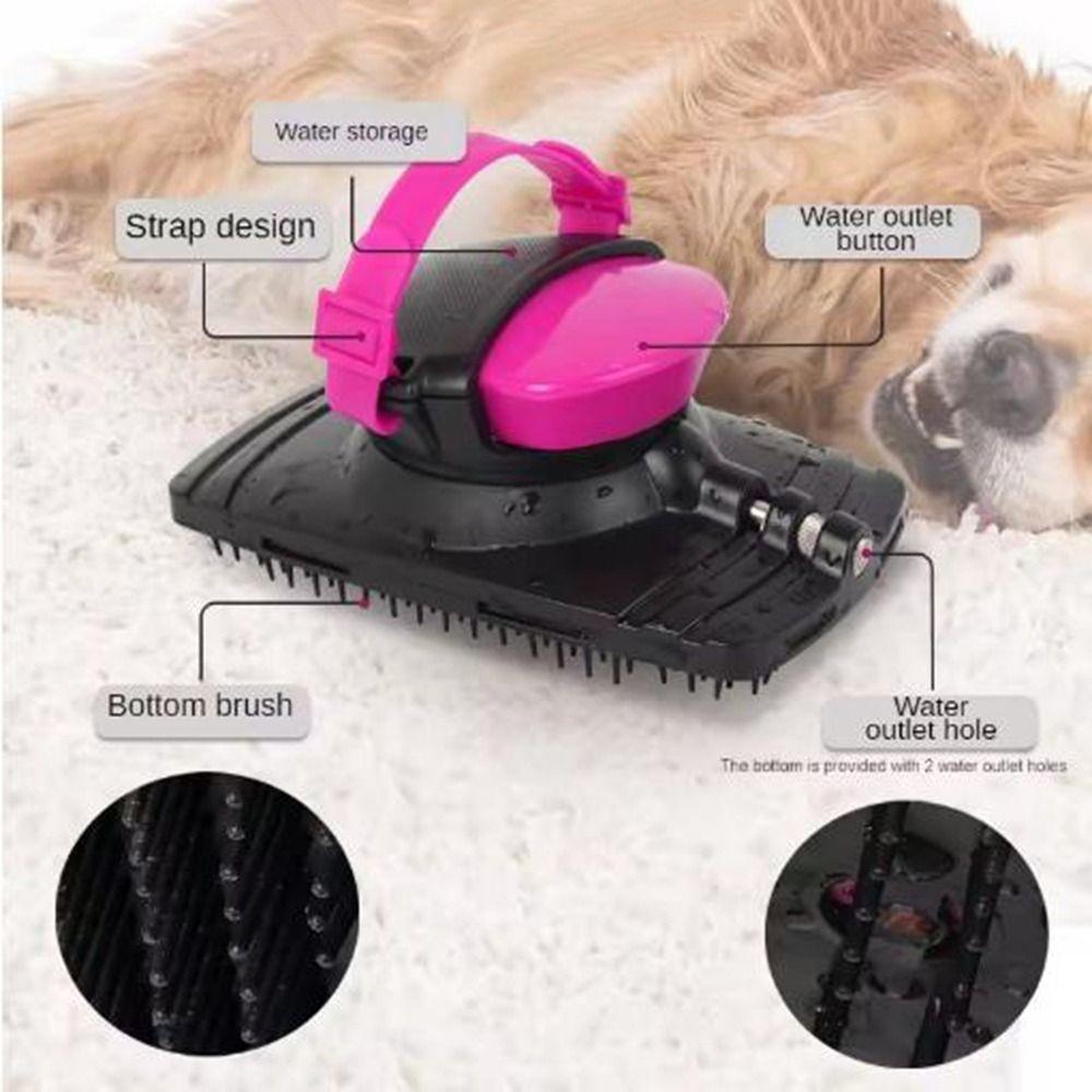Sprayable Horse Bath Massage Brush Plastic Pet Bathing Brush Multipurpose Dog Beauty Brush  Dogs