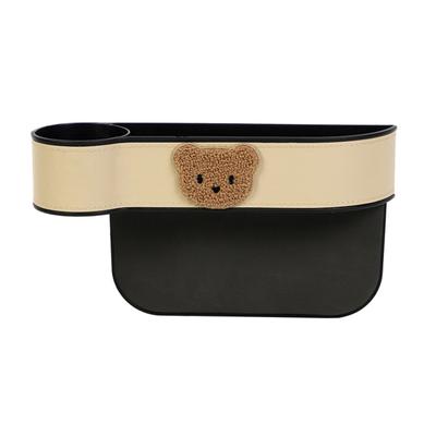 Gap Clip Box Car štěrbinový úložný box Cartoon Bear Roztomilý úložný box do interiéru auta