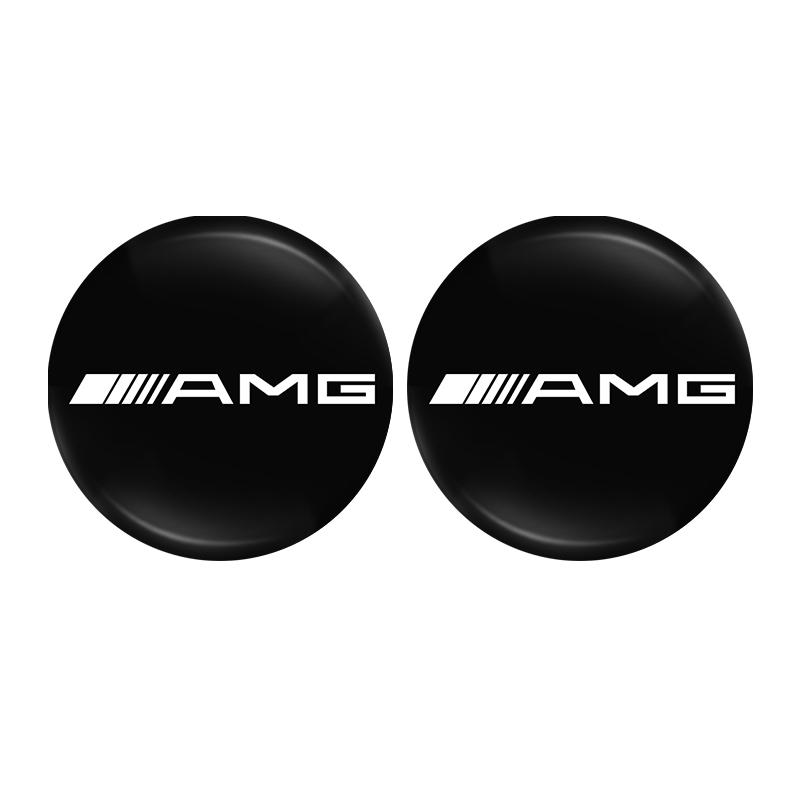 

For Mercedes Benz AMG A B C E G CLA W211 W203 W204 C260 E300L A200L GLC300 Car Door Lock Keyhole Sticker Auto Key Sticker Emblem
