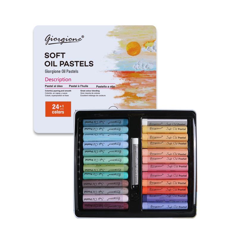 

Giorgione 48 Macaron Morandi Oil Pastels Tin Set