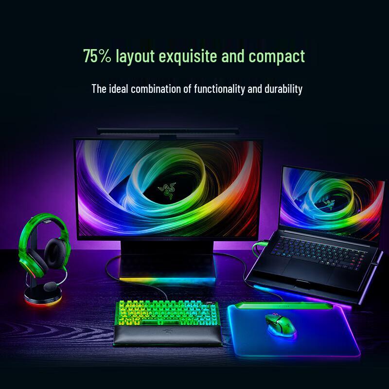 Razer BlackWidow V4-75% Hot-Swappable Mechanical Keyboard