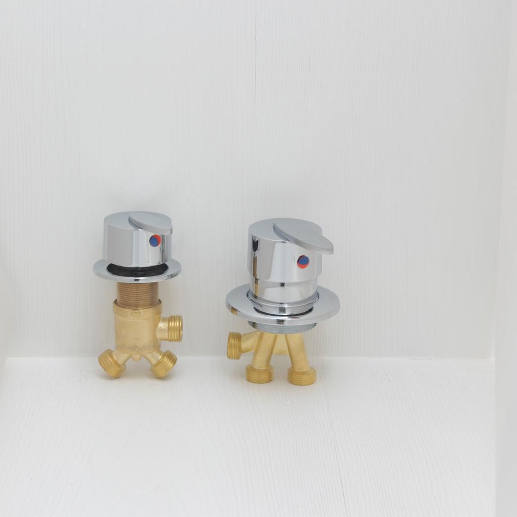 Copper Bathtub Faucets Switches Valves for Hot and Cold Water Control for Adult Bathrooms Faucets Control Valves Shower