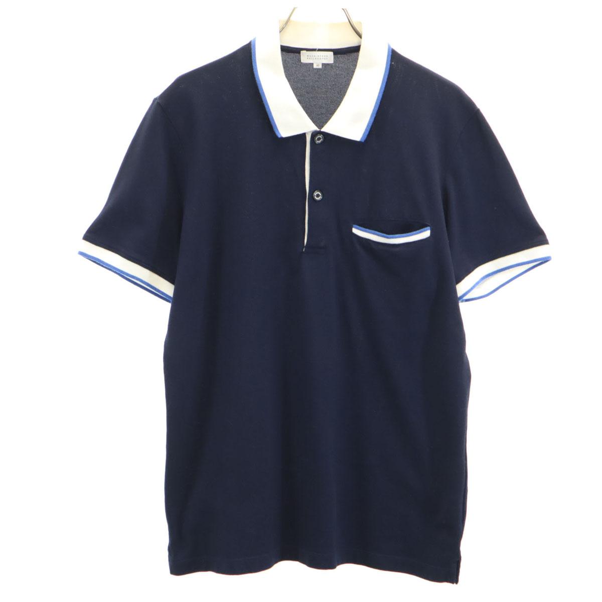 

MACKINTOSH PHILOSOPHY made in Japan Short sleeve Polo shirt 40 Navy Men s Used