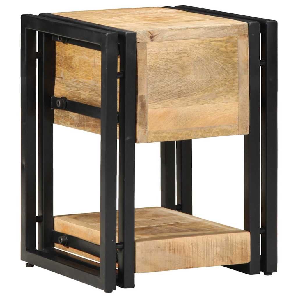 Nightstand Brown 30 x 30 x 40 cm Solid Mango Wood