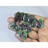 Natural Ruby Zoisite Matched Pair Mix Cabochon Loose Gemstone 06 Pair Lot C-2035
