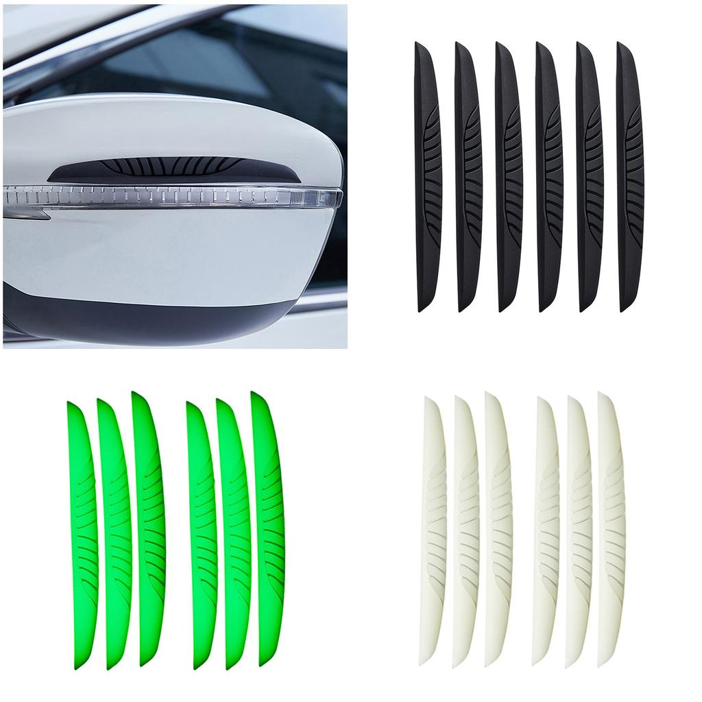 6 Pcs Car Door Edge Guards Glowing Door Protector Door Guard for Scratch Resistance Easy Installation On Any Vehicle