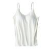 Women's Fashion Non-Steel Ring All-In-One Wth Bra Pads Camisole Vest Bottoming Shirt Sexy Large Size Underwear