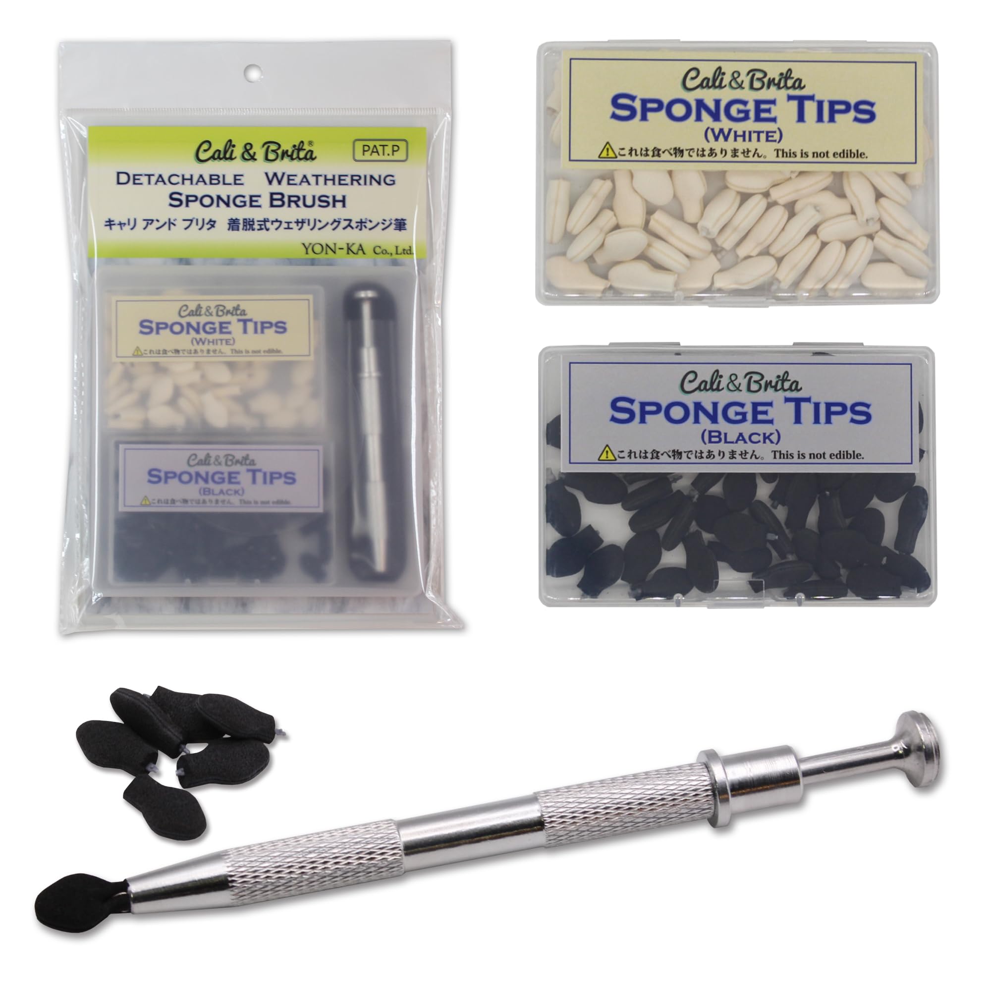 

Cali Brita detachable weathering sponge brush set & (brush set)