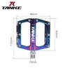 bicycle pedals TANKE TP-20 ultralight aluminum alloy colorful hollow anti-skid bearing mountain bike accessories MTB foot pedals