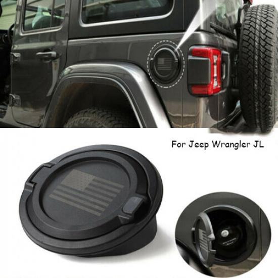 Fuel Filler Door Cover Gas Tank Cap For Jeep Wrangler JL & Unlimited 2018-2024