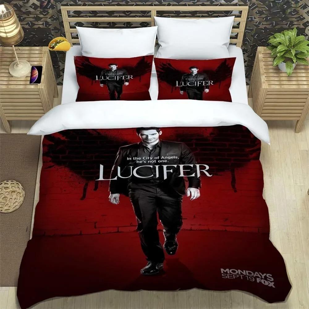 Σετ Κλινοσκεπασμάτων TV L-Lucifer Σετ Εξαιρετικά Λευκά Είδη Κρεβατιού Σετ Παπλωματοθήκη για Ενήλικες Σετ Κουβέρτα Κρεβατιού Κάλυμμα Κουβέρτας Διπλό Full Twin Μονό