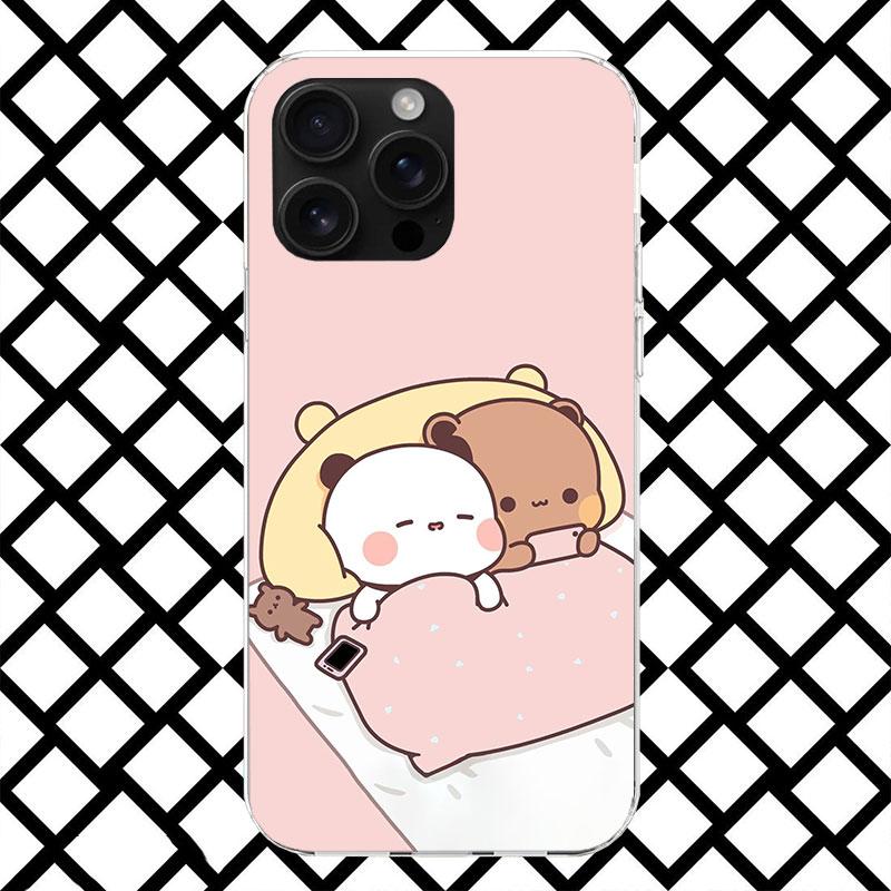 

Bubu Dudu Cartoon Cute Phone Case for iPhone 17 Air 16 16E 15 14 Plus 13 Mini 12 11 Pro Max 7 8 + SE 2020 Soft Cover Fundas 17 A iPhone 7(8)SE