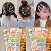 10 Stück Süße bunte Haarspangen Legierung Stern Herzförmige Haarnadeln Bonbonfarbe Handgefertigter Haarschmuck