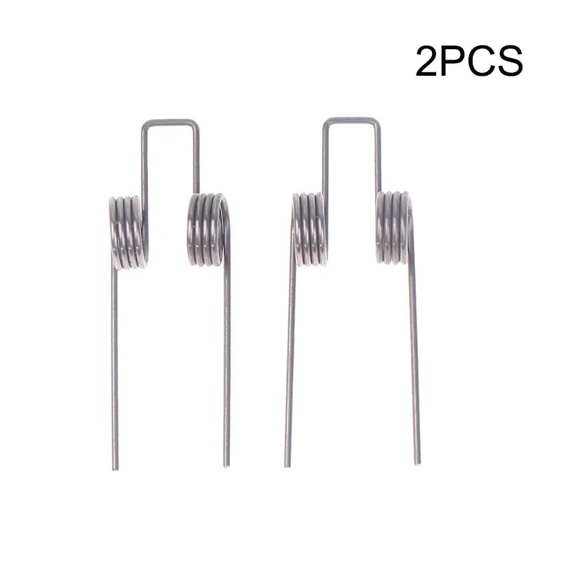 High Quality 2PCS Silver Double Torsion Spring 1.1 Wire Diameter 10.5mm Outside Diameter Strong Torsional Spring