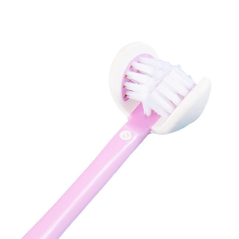 Douyin Popular Three-Sided Soft Bristle Toothbrush for Adults – Gentle Macaron Clean & Tooth Protection.