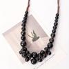 2pcs Vintage Bohemian Ceramic Necklace,Women's Everyday Fashion Necklace, Unique Gift for Family, Birthdays| Ethnic Style Necklace