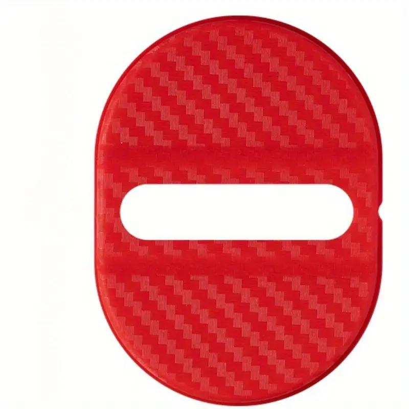 4KS Ochranné kryty zámků dveří auta Plastový kryt zámku dveří auta Tlumení nárazů Redukce hluku Zvukově izolační nálepky Těsnicí náplast Tlumič