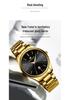 Fengzun Ultra-Thin Black Quartz Mesh Strap Waterproof Men's Watch