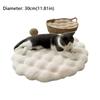 New Round Cat Mat Washable Insulation Feature Pet Cushion Pad Non-Slip Bottom Pet Blanket