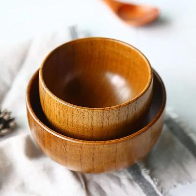 180-800ml Japon Tarzı Ahşap Kase Salata Çorba Pirinç Kasesi Doğal Sofra Takımı Gıda Gereçleri Mutfak Ramen Erişteleri Akşam Yemeği Sofra Takımı
