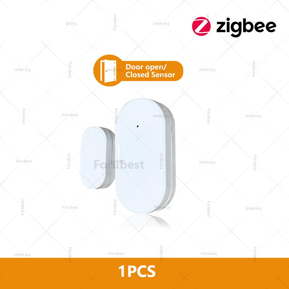 

Zigbee Door Sensor Window Contact Open Close Detector With Luminosity/Vibration Detection APP Control For Alexa Google Home Z2M