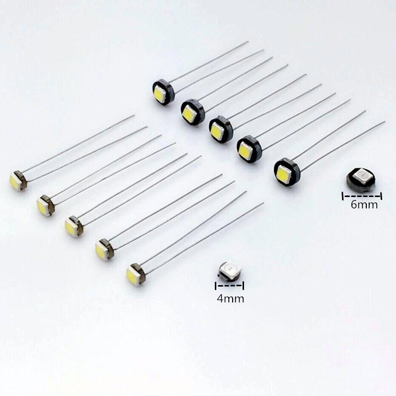 10PCS T1 T3 T4.2 T4.7 T5 Car Bulb LED Lights12V 1SMD Instrument Cluster Lamp Indicator Central Control CD Air Conditioning Lamp