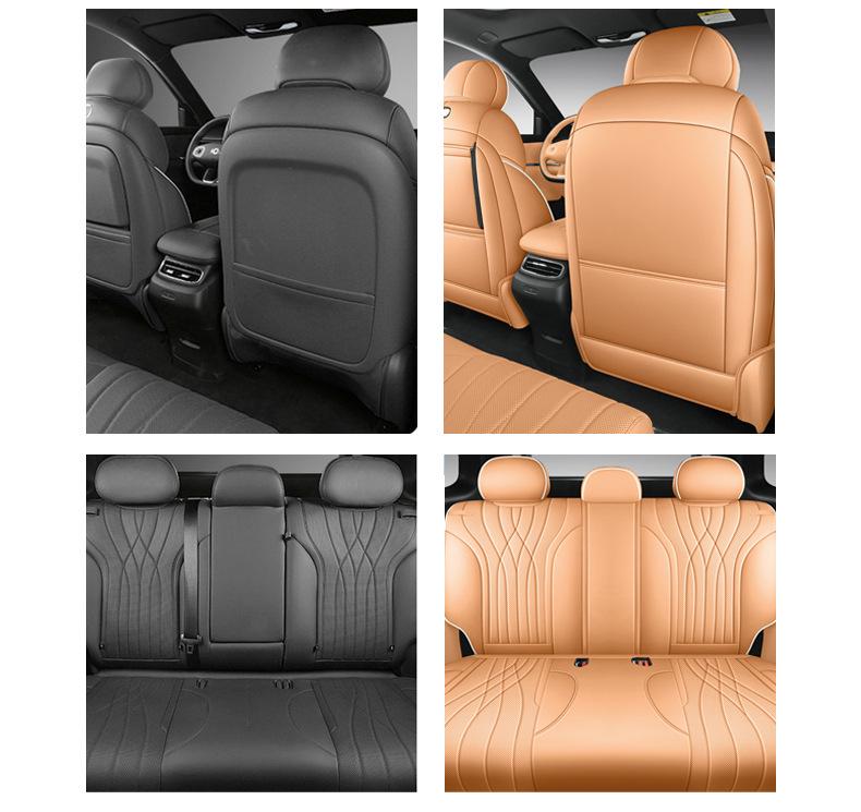 Changan Qiyuan Q07 Perforated Leather Car Seat Cover - Full Coverage for All Seasons