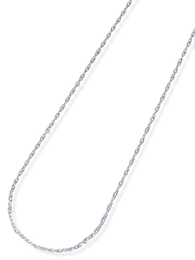 

і Me Jewelry Pt850 Платиновий ланцюжок-намисто Довгий гвинтовий 60см [Ви Коробка] - [Ювелірні вироби] [Подарункова упаковка]