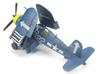 AFV Club Scale Navy Vought F4U Corsair Fighter Folding Set of Plastic Model AR14408 1/144 U.S. Carrier-Based (with Wings), 2, Kit,