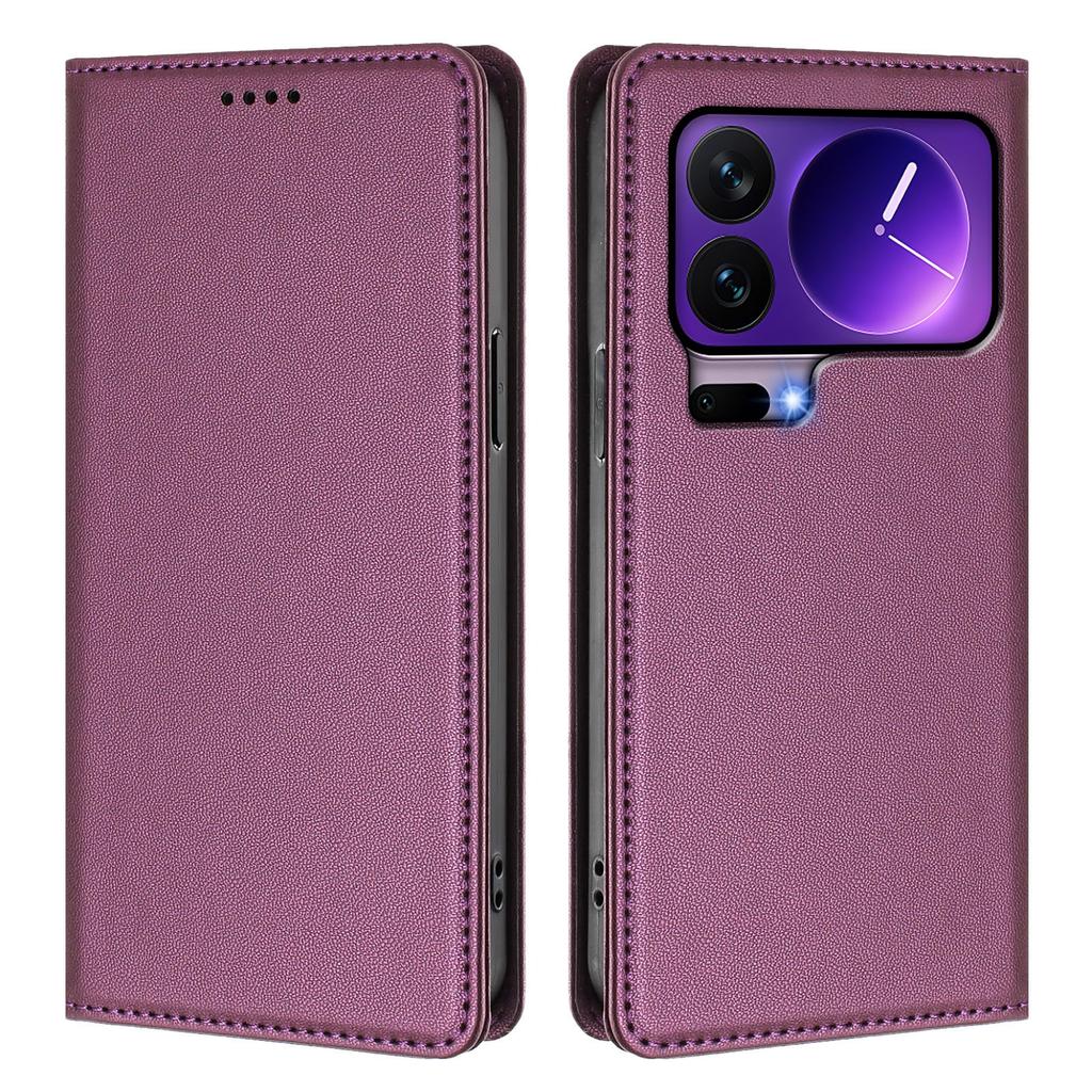 For Xiaomi 17 Pro Leather Wallet Case Magnetic Closure RFID Blocking Phone Cover