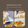 2 In 1 Spray for Olive Oil Spray Sprayer Dispenser Bottle Comfortable Handle Design for Barbecue Air Frying Pan Oven Camping