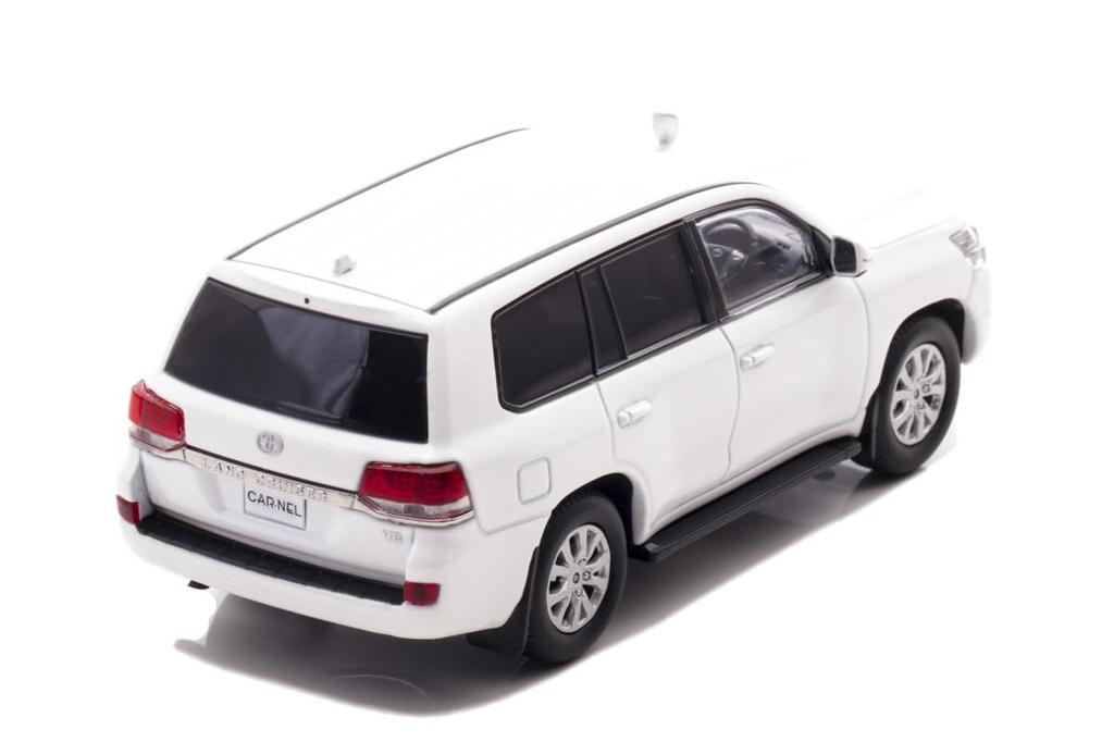CARNEL Scale Toyota Land Cruiser AX G Selection 2015 White Pearl Crystal Shine Finished Product CN431504 1/43 (URJ202)