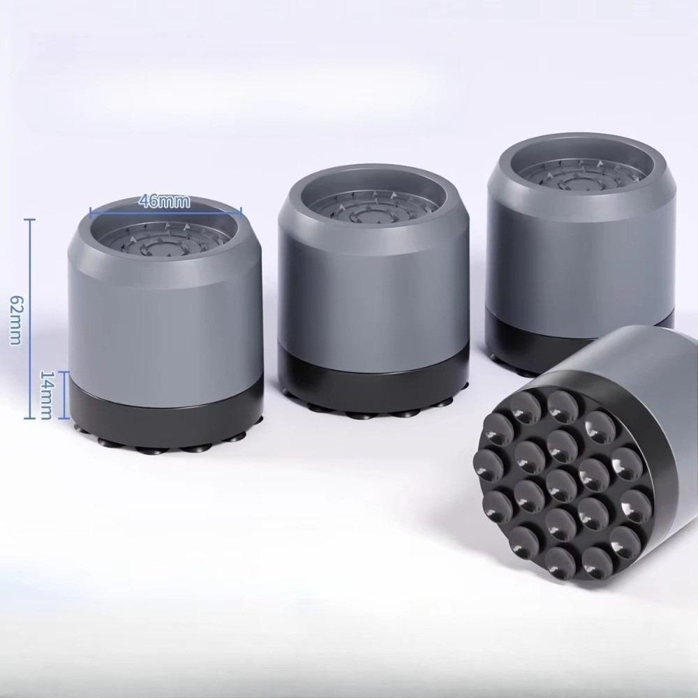 Anti Vibration Washing Machine Feet Pads with Suction Cup Anti Slip Washer Support Pads Heighten Shock-absorbing