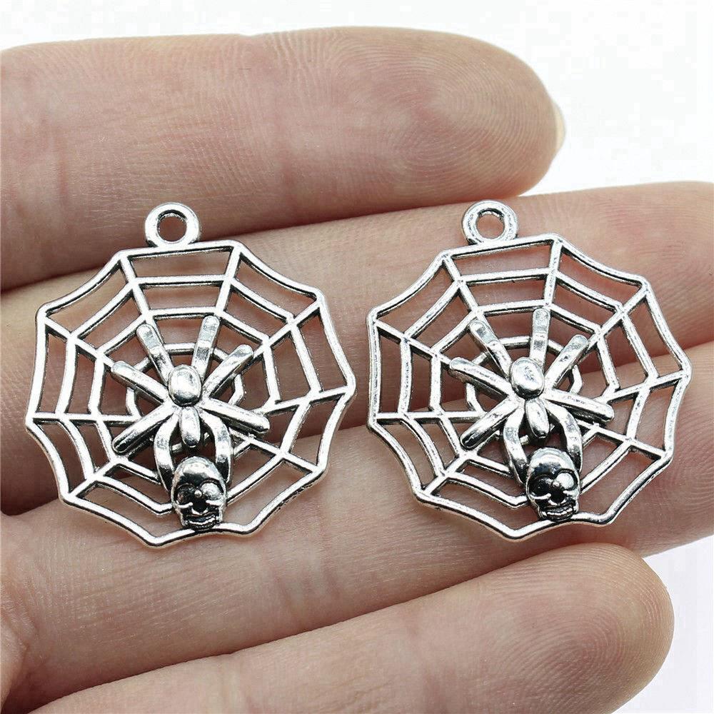 Charms Spider Halloween Bat Pendants Kids' Jewelry Materials QC119