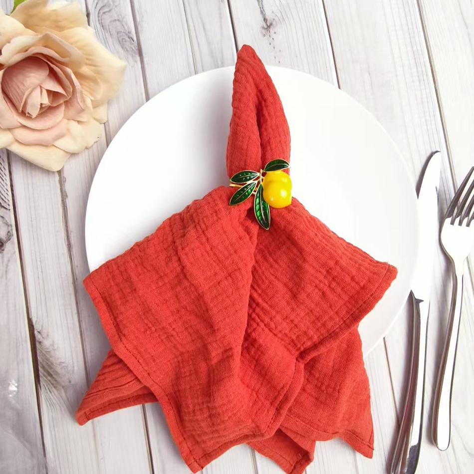 10PCS Cotton Cloth Napkins,40x40cm Durable Sage green Table Napkin, for Wedding Kitchen Party Birthday Decoration
