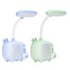Kids Reading Light TV Style Base Silicone Gooseneck USB Charge Soft LED Light Kids Desk Lamp for Stu